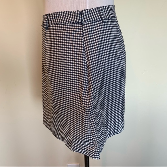 LOVE H21 NAVY & WHITE SKIRT - Picture 6 of 8